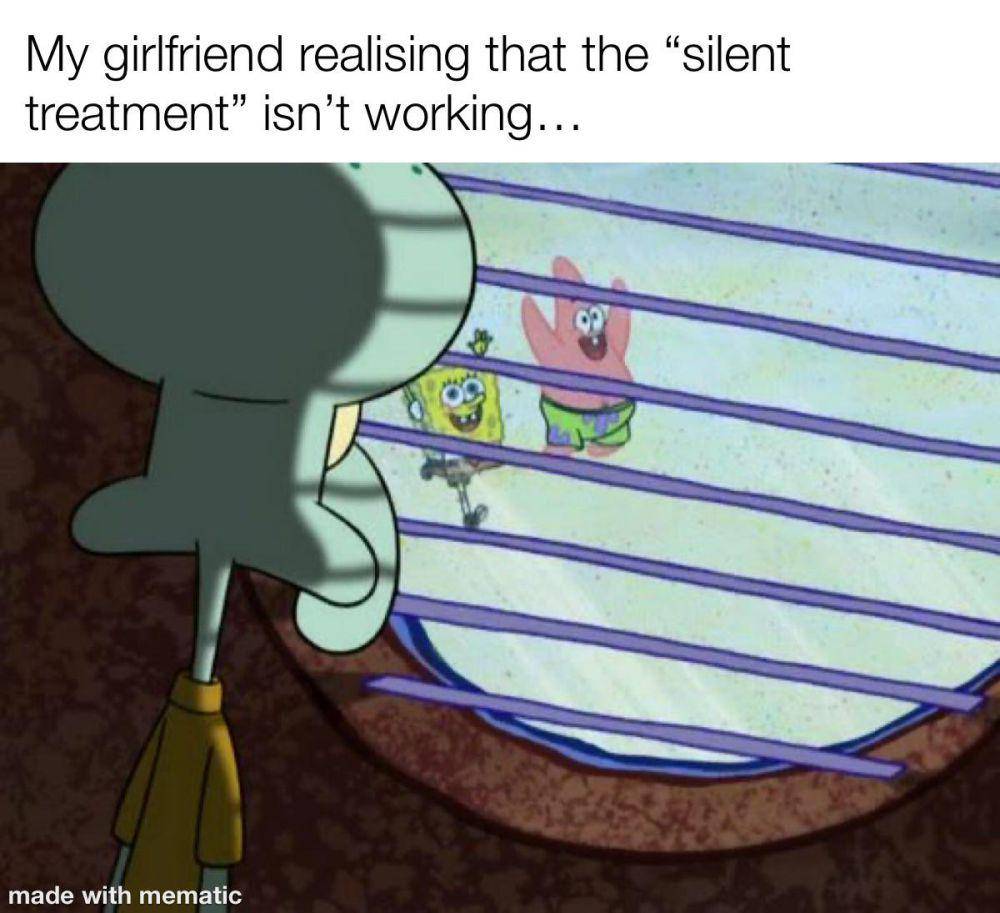 meme silent treatment (reddit.com/i-am-a-passenger)