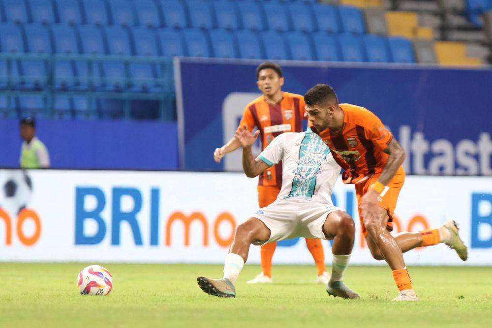 Selain mencetak tiga gol dan merebut tiga poin, Borneo FC juga mencatatkan clean sheet. (Dok. media Officer Borneo FC)