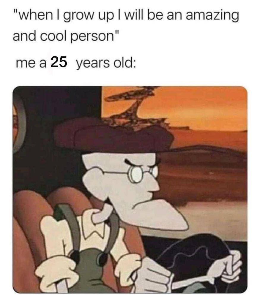 meme hal yang dirasakan orang berumur 25 tahun (reddit.com/_islandpapi)
