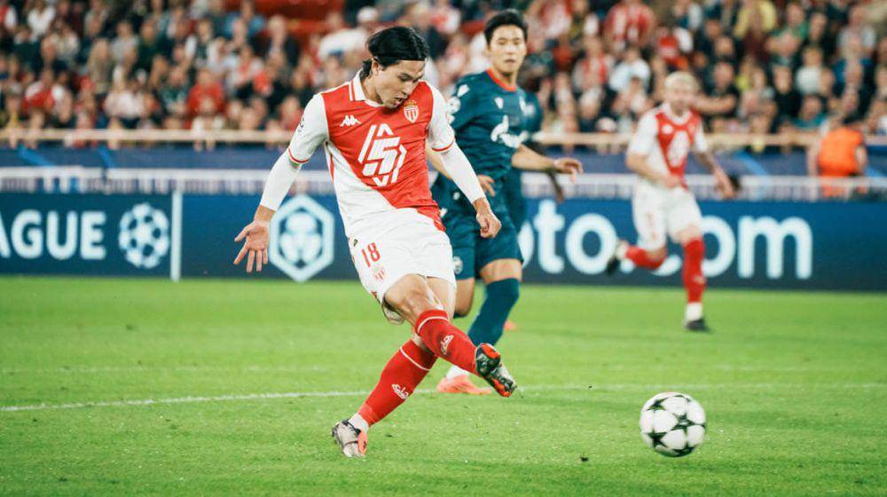 AS Monaco melawan Red Star Belgrade di UCL 2024/2025. (asmonaco.com)