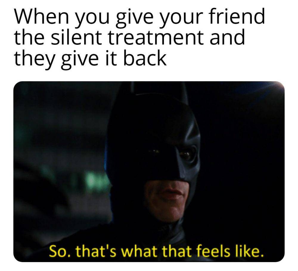 meme silent treatment (reddit.com/Da_Yellow_Flash)