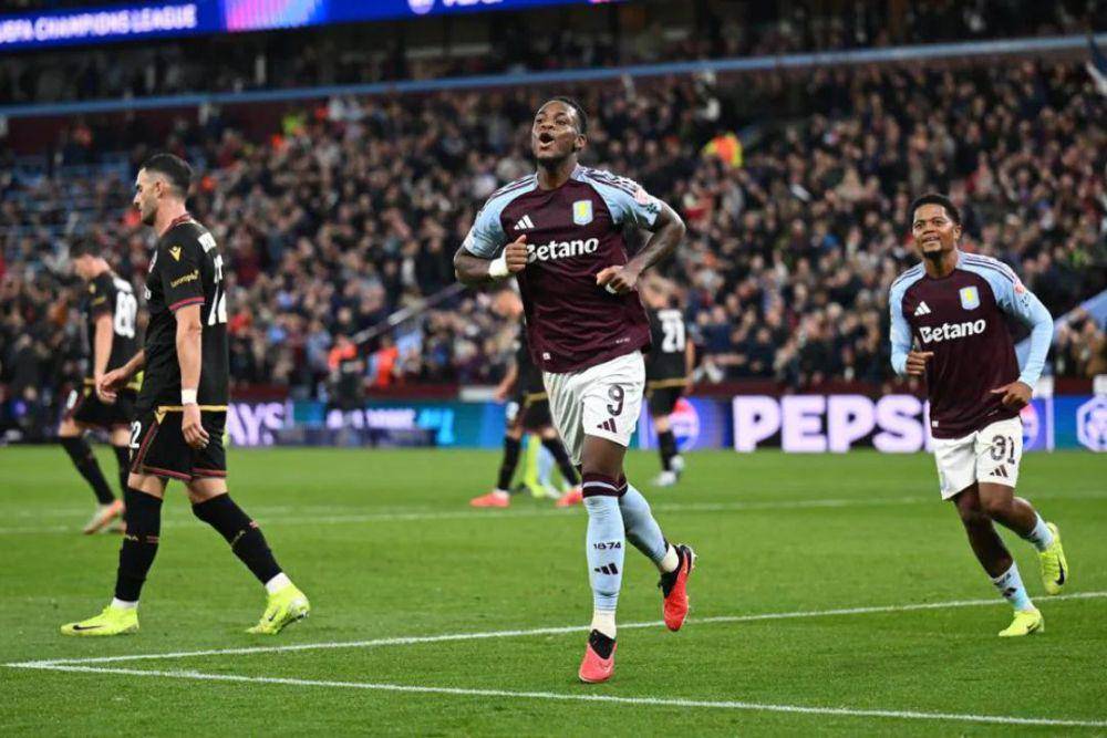 Jhon Duran (tengah), striker muda Aston Villa (uefa.com)