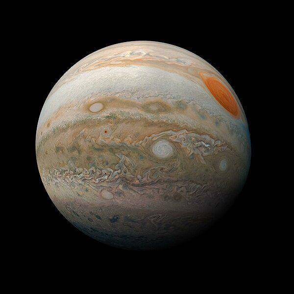 potret Jupiter yang tampak seperti kelereng (commons.wikimedia.org/NASA)