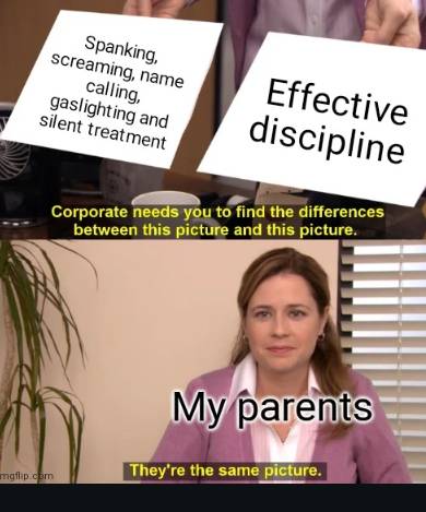 meme silent treatment (reddit.com/color-my-trauma)