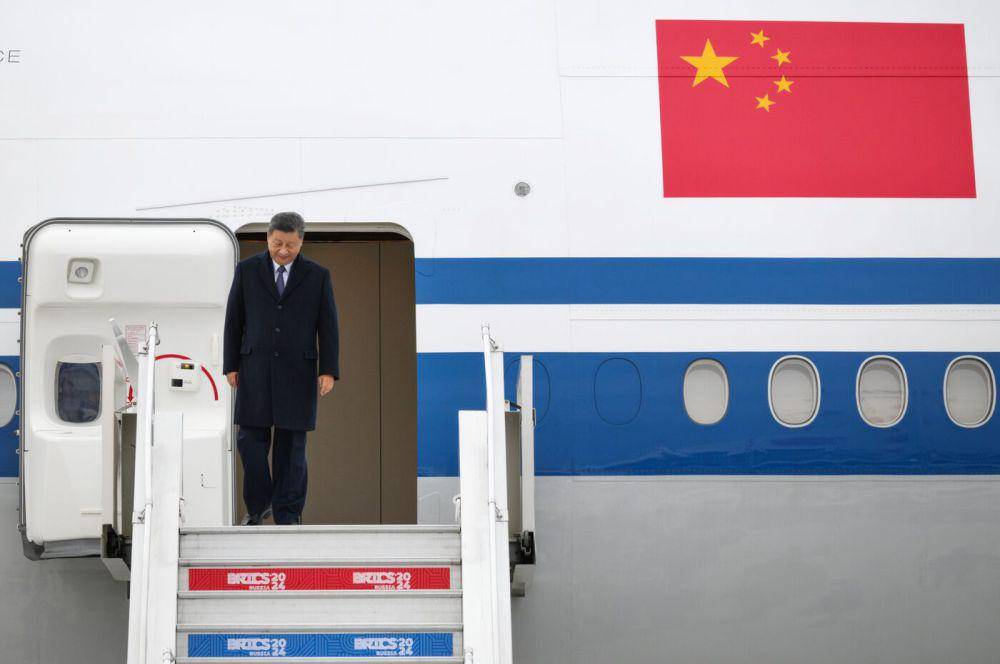 Delegasi China, Presiden Xi Jinping (photo-summit.brics-russia2024.ru)