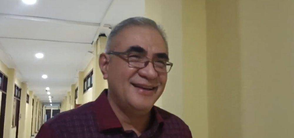 Sekprov Sulawesi Utara, Steve Kepel, di Polda Sulut, Jumat (25/10/2024). Dok. Istimewa