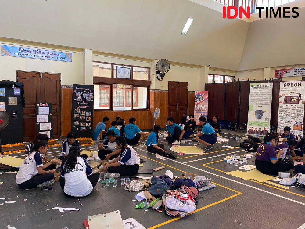 Lima SMP di Denpasar mengikuti Apresiasi Jurnalis 2024