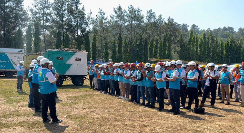 PT PLN (Persero) turut menyukseskan rangkaian Retreat Kabinet Merah Putih yang diinisiasi oleh Presiden Prabowo Subianto di Akademi Militer (Akmil), Kota Magelang sampai dengan penutupan hari pada Minggu (27/10/2024). (Dok. PLN)