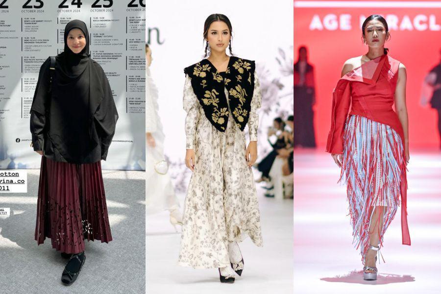 Gaya Artis di JFW 2025, Ada Nagita hingga Natasha Rizki!