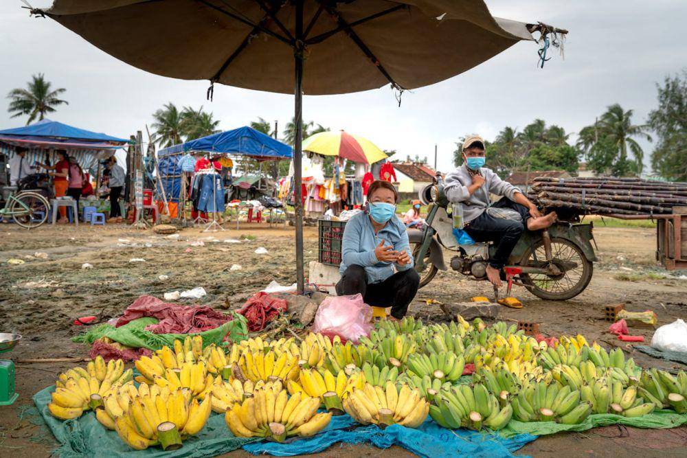 ilustrasi pedagang pisang (pexels.com/Quang Nguyen Vinh)