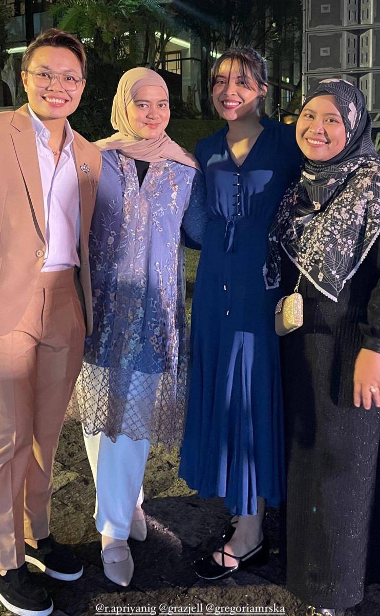 Gaya Tamu di Resepsi Anthony Ginting-Mitzi (instagram.com/nafaelton )