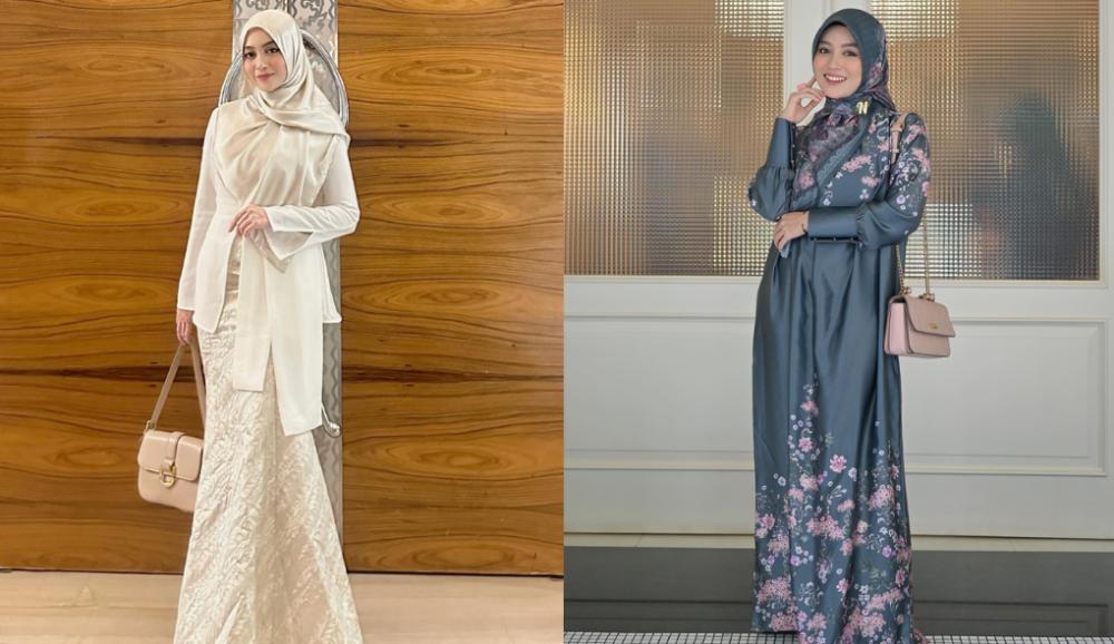 7 Ide Stye Kondangan Hijab ala Nabila eks JKT 48, Anggun Dipandang!