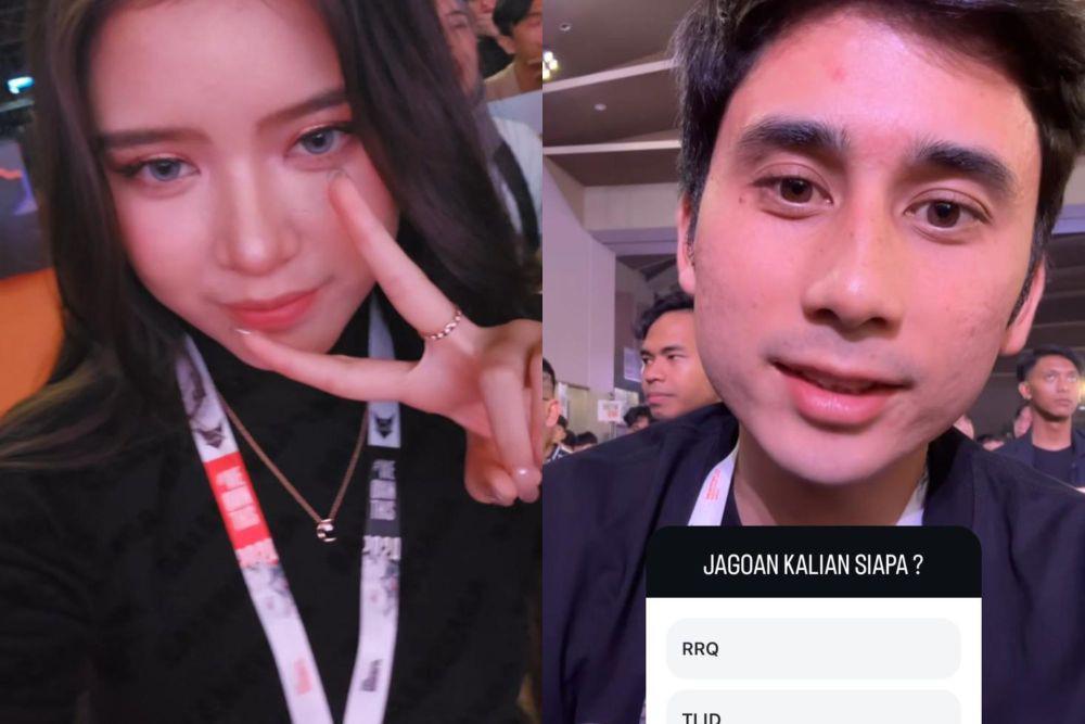7 Potret Tiara Andini dan Alshad Ahmad Sama-Sama Nonton MPL Indonesia