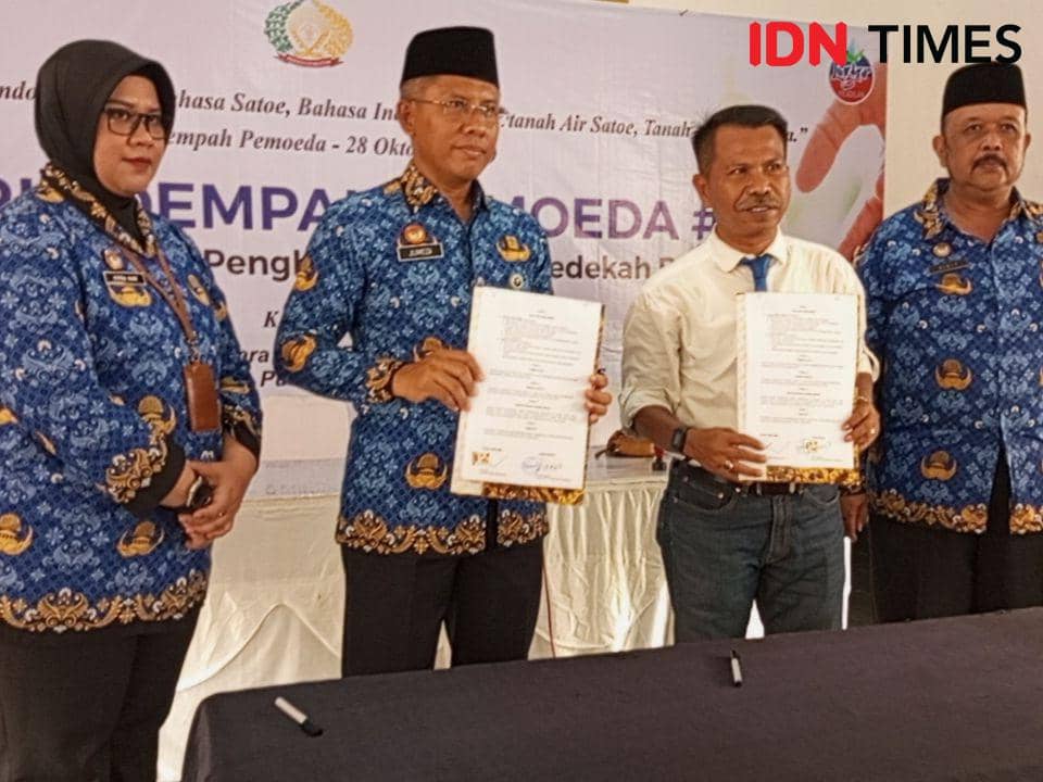 Kerjasama berkelanjutan dalam pembinaan dan penyuluhan hukum bagi warga binaan rutan Banyumas, Senin (28/10/2024).(IDN Times/Cokie Sutrisno)