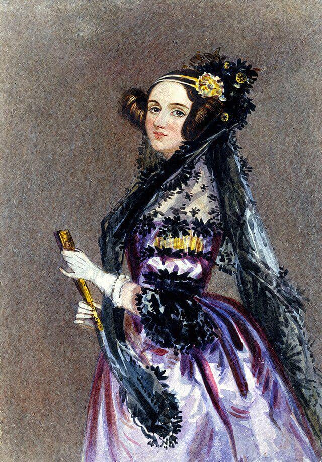 Ada lovelace(commons.wikimedia.org/Alfred Edward Chalon)