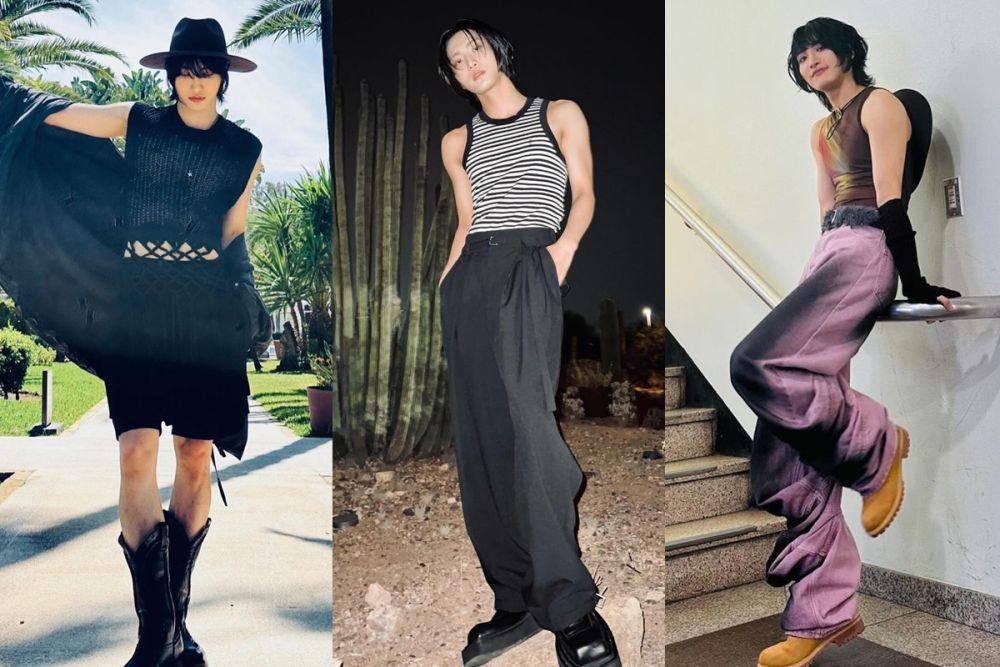 7 Ide Styling Outfit Sleeveless ala Seonghwa ATEEZ, Tampil Stand Out!