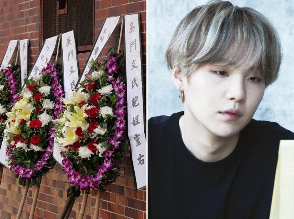 4 Idol KPop Dapat Karangan Bunga Belasungkawa di 2024, Ada SUGA BTS!