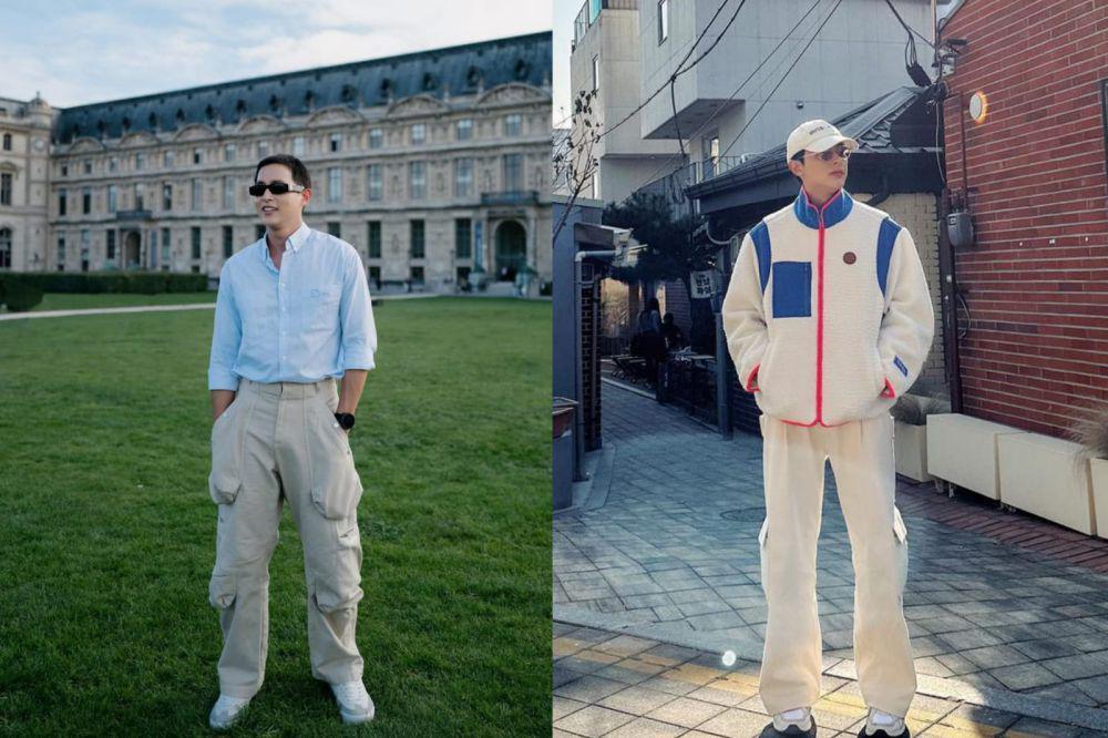 7 Inspirasi Outfit Celana Kargo ala Aktor James Jirayu, Eye Catching!