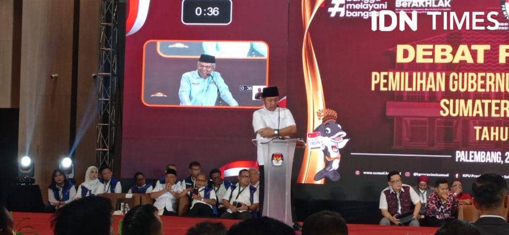 Calon gubernur Sumsel Urut 1 Herman Deru (IDN Times/Rangga Erfizal)