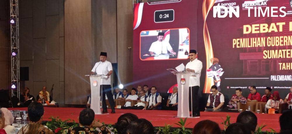 debat Pilkada Sumsel (IDN Times/Rangga Erfizal)