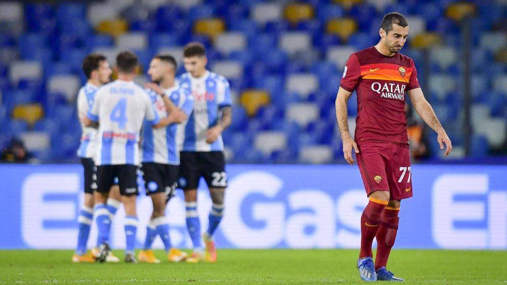 Napoli menang 4-0 atas AS Roma di Serie A 2020/2021. (asroma.com)