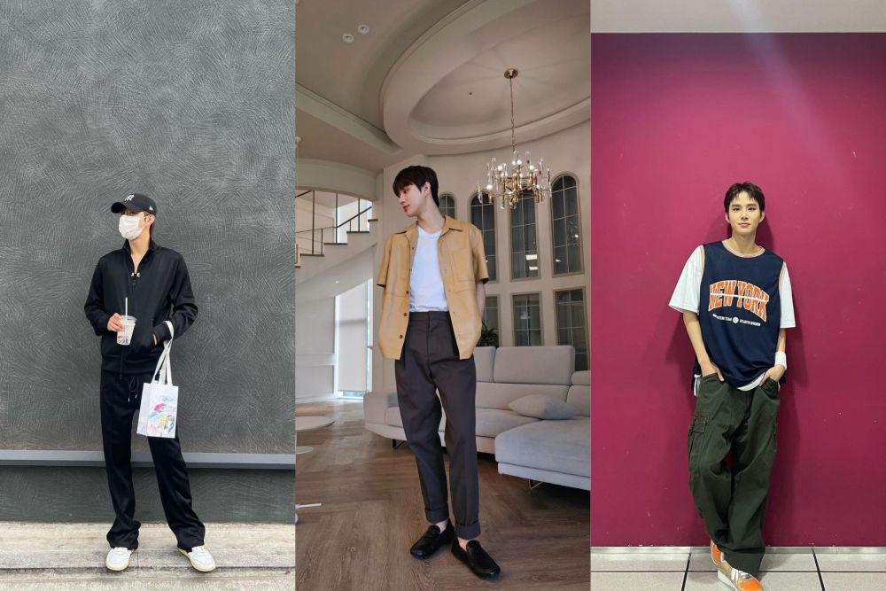 9 Ide Outfit Ngampus ala Jungwoo NCT, Style Edgy dan Casual!