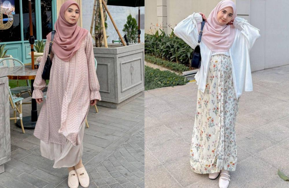 9 Inspirasi Outfit Hijab Bumil ala Richa Etika, Tampil Anggun!