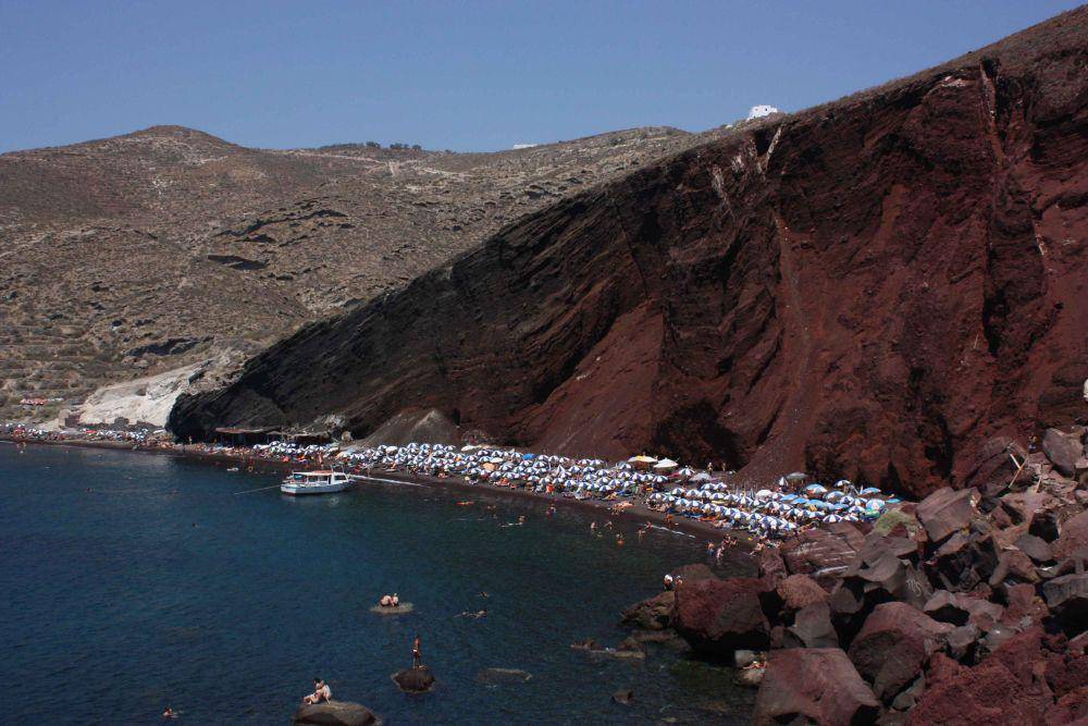 Potret Red Beach, Santorini (commons.wikimedia.org/Yarl)