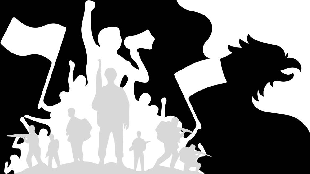 Ilustrasi Semangat Nasionalisme Rakyat Indonesia