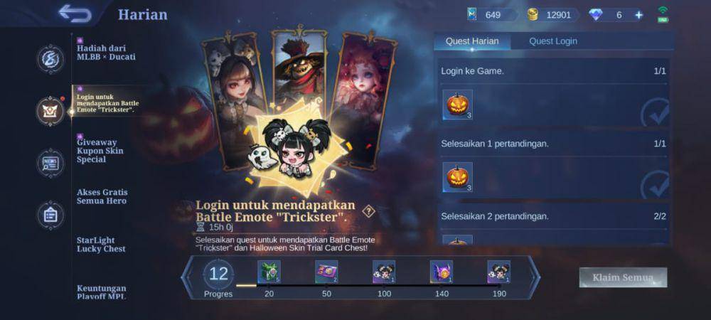 event battle emote gratis di Mobile Legends (dok. Moonton/Mobile Legends: Bang Bang)