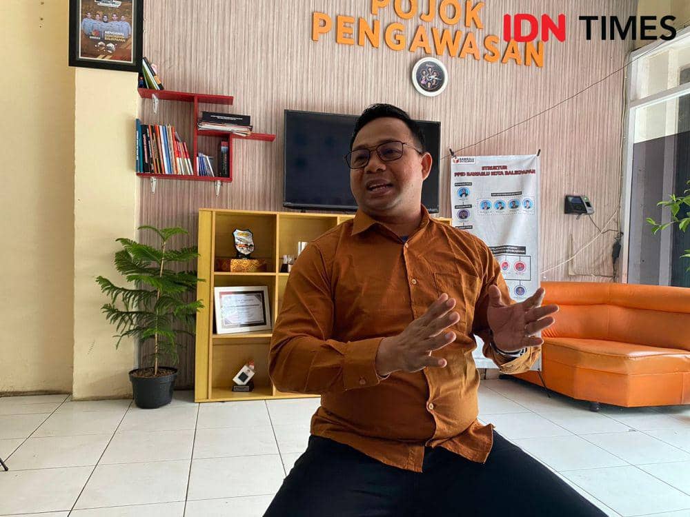 Koordinator Divisi Pencegahan Pelanggaran Bawaslu Balikpapan, Hamrin. (IDN Times/Erik Alfian)