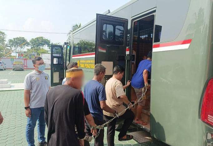 115 Warga Binaan Rutan Balikpapan Dimutasi ke Lapas Kaltim