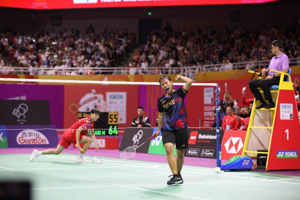 Mutiara Ayu Puspitasari sebagai kapten tim Merah Putih pada WJC 2024, menyambut bangga apresiasi yang diberikan kepada tim yang telah berpeluh keringat berjuang sekuat tenaga demi meraih Piala Suhandinata. (Dok. Istimewa)