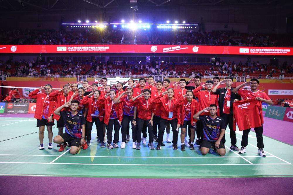Penghargaan untuk Juara World Junior Championship 2024