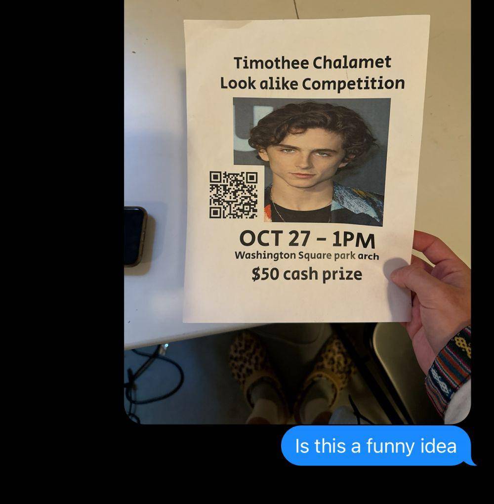 kronologi kontes mirip Timothee Chalamet berakhir ricuh (x.com/anthpo)