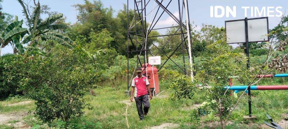 Energi Sinar Surya Pertamina, Hapus Kekeringan di Desa Pulau Semambu (IDN Times/Feny Maulia Agustin)