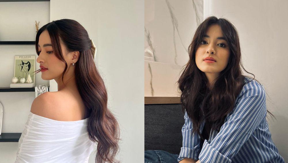 8 Ide Menata Rambut Panjang dan Lurus ala Mawar Eva, Tampil Stylish