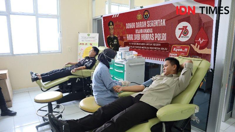 Polres PPU Gelar Donor Darah dan Bakti Kesehatan untuk Warga
