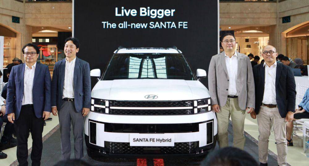 momen peluncuran All-New Santa Fe Hybrid (dok. Hyundai)
