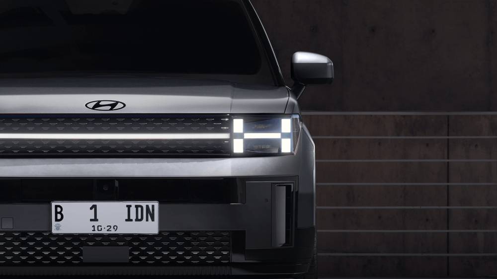 desain headlamp All-New Santa Fe Hybrid (dok. Hyundai)