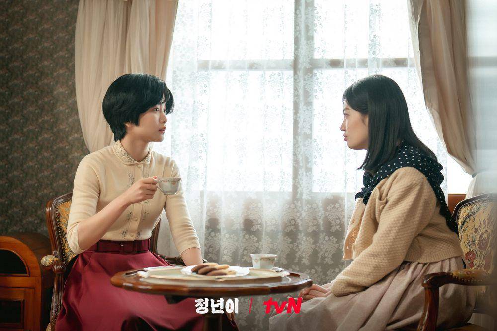 Kim Tae Ri dan Woo Da Vi di Jeongnyeon: The Star Is Born (x.com/CJnDrama)