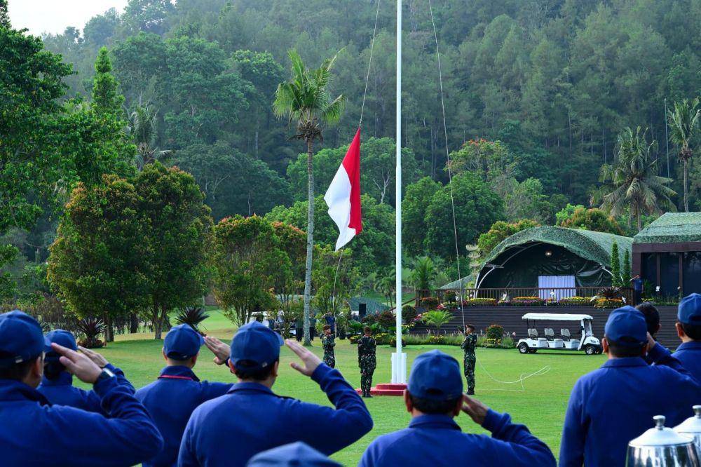 Kegiatan retreat Kabinet Merah Putih di Akmil Magelang, Jawa Tengah, 24-27 Oktober 2024. (Dok. Puspen TNI)