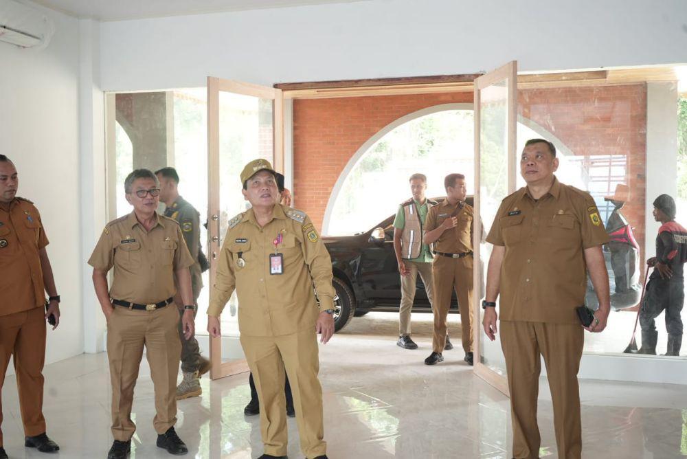 Pos Pengamanan Kediaman Presiden Prabowo di Bogor Hampir Rampung