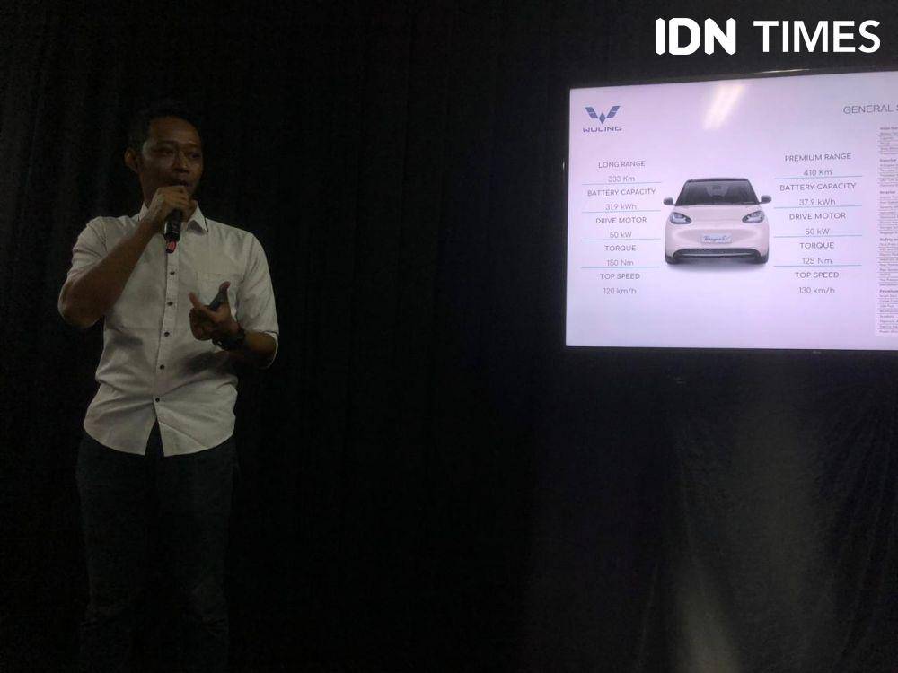 Pengenalan dan tes berkendara mobil listrik Wuling (IDN Times/Rangga Erfizal)