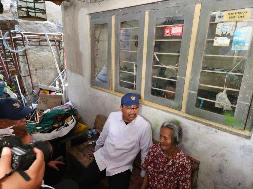 Mensos Syaifullah Yusuf alias Gus Ipul di Kampung Setiyaki Bulu Lor Semarang. (IDN Times/bt)