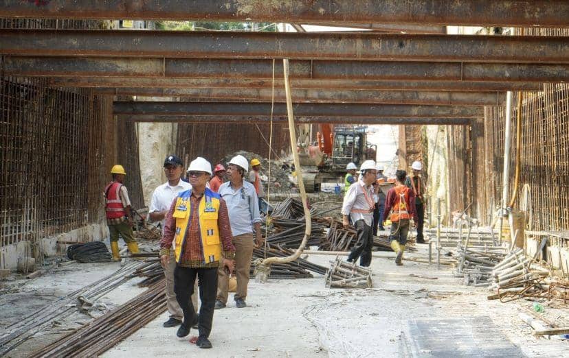 Proyek Underpass HM Yamin Baru 81 Persen, Ini Potretnya