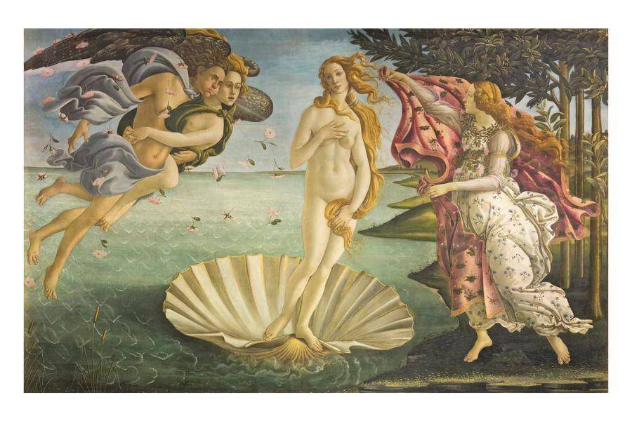 lukisan The Birth of Venus (dok. Le Gallerie Degli Uffizi)