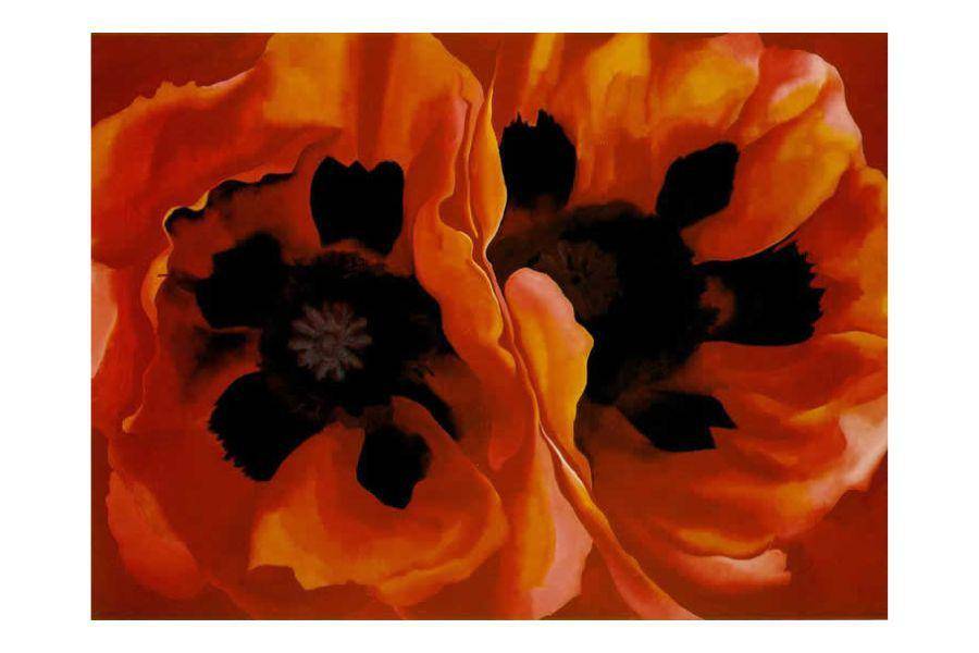 lukisan Oriental Poppy (dok. Georgia O'Keeffe)