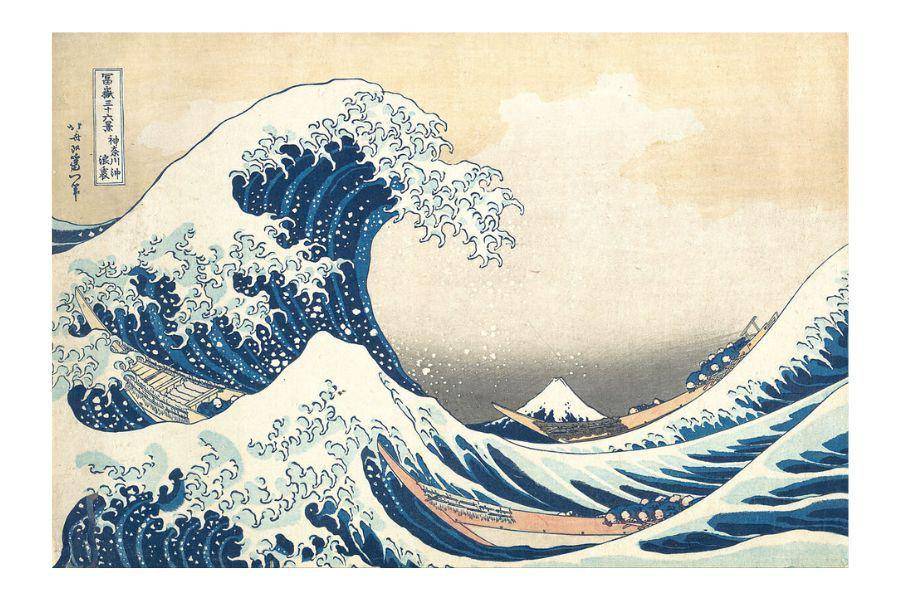 lukisan Under the Wave off Kanagawa (dok. Met Museum)