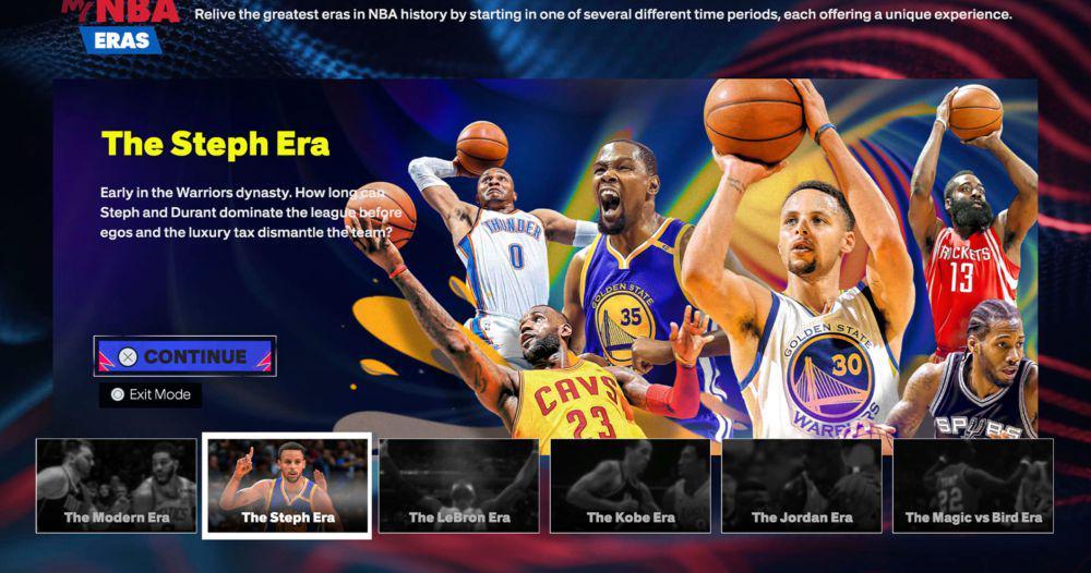 6 Masa di MyNBA Eras NBA 2K25, Ada Era Baru!